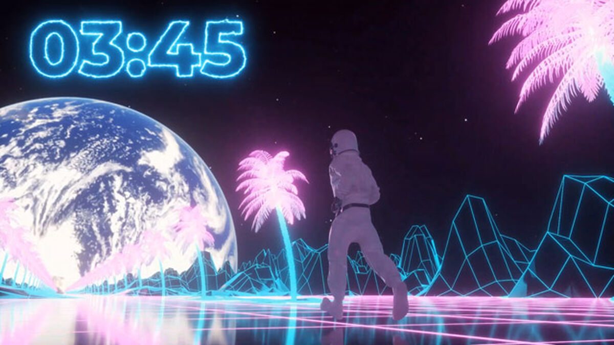 80s Astronaut Countdown image number null